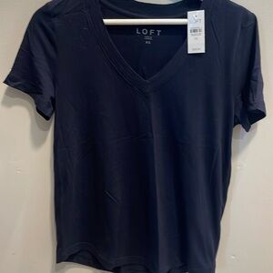 Loft navy new with tags tee